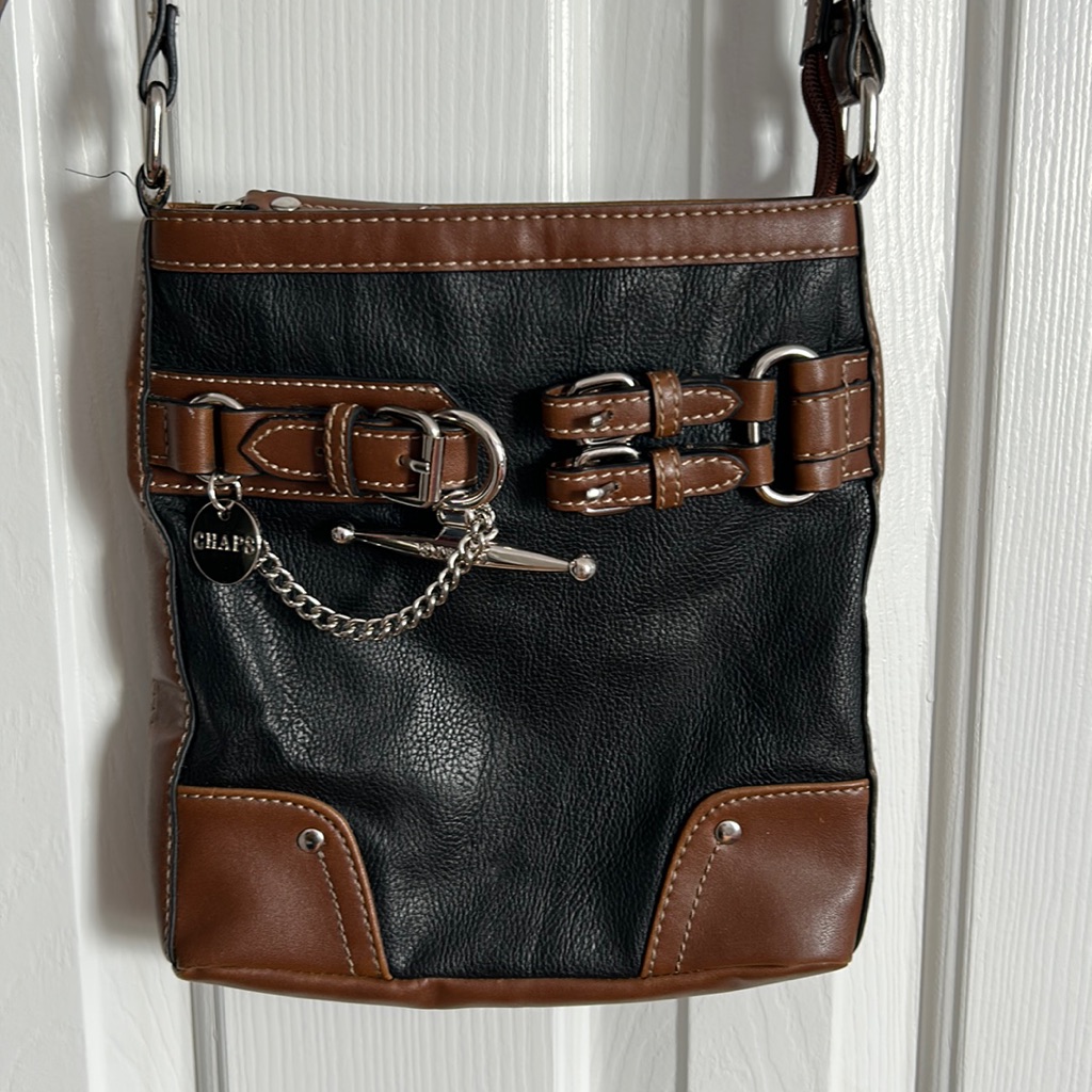 Chaps Ralph Lauren Belmont Stakes Crossbody Messenger Bag